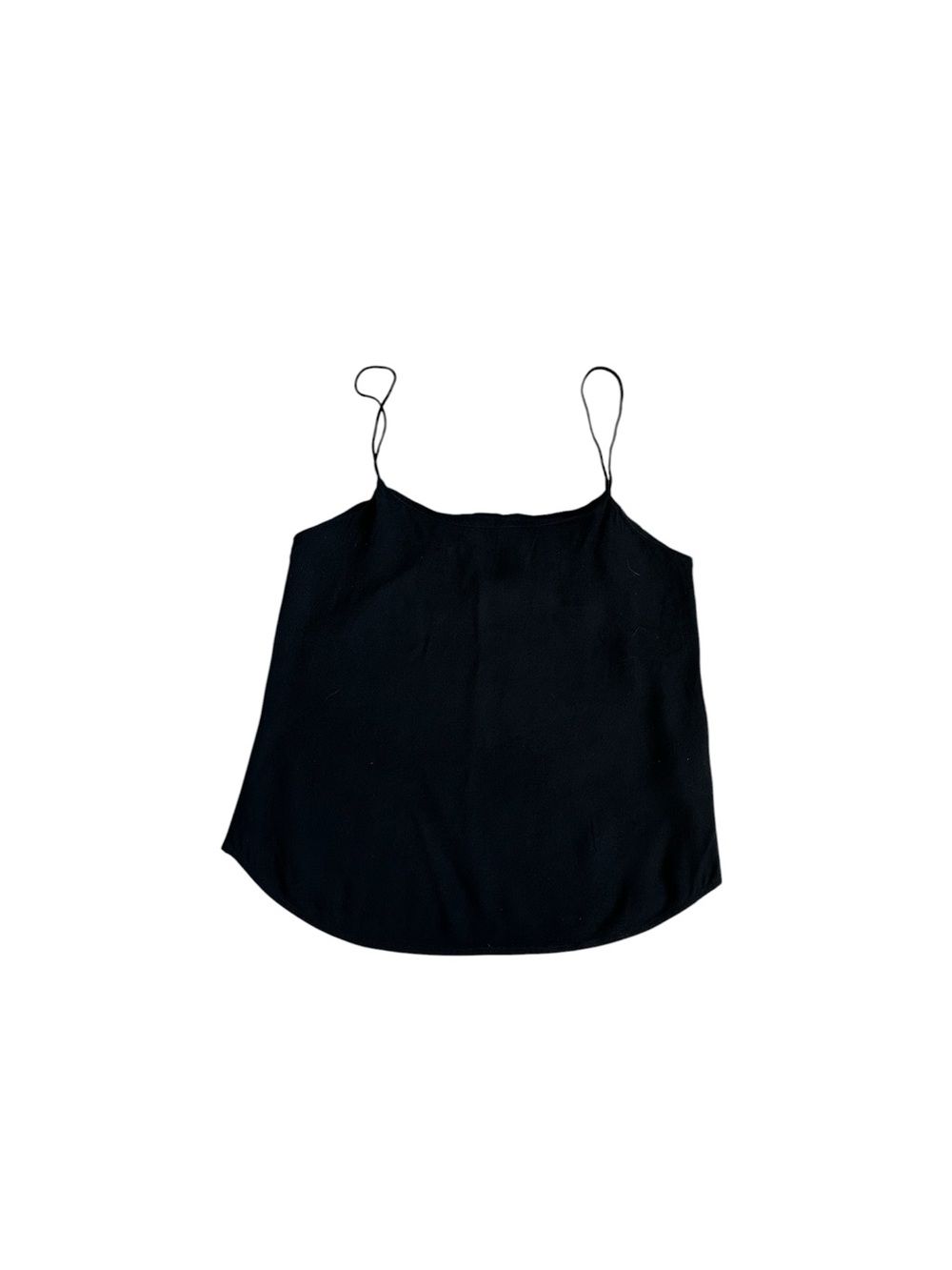 Reformation Black Spaghetti Strap Camisole Top